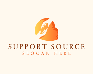 Hand Mental Support  logo