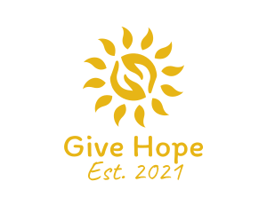 Golden Sun Charity  logo design