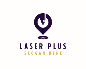 Mechanical Laser Metalwork logo design