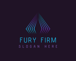 Technology Firm Pyramid logo design