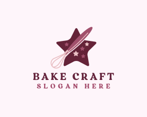 Star Whisk Bakery  logo design