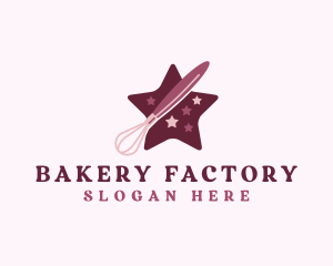 Star Whisk Bakery  logo design