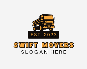 Dump Truck Mover logo design