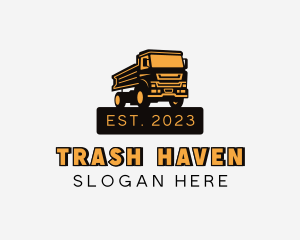 Dump Truck Mover logo design