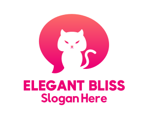 Pink Cat Chat logo