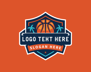 Palm Tree Basketball logo