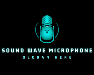 Microphone Audio Studio logo design