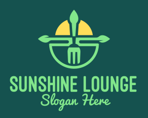 Sunshine Fork Restaurant  logo design