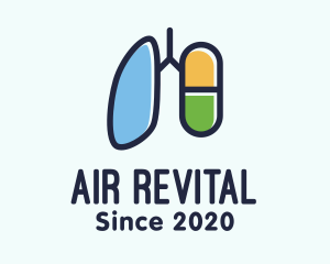 Respiratory Lung Medicine Capsule logo