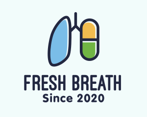 Respiratory Lung Medicine Capsule logo