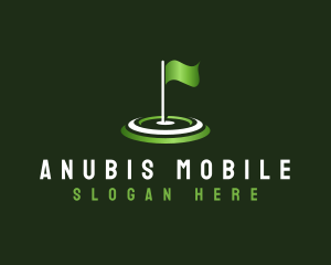 Flag Golf Sports logo design