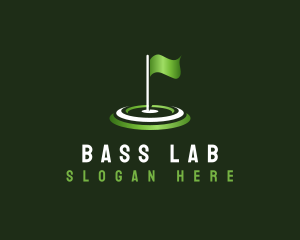 Flag Golf Sports logo design