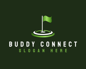 Flag Golf Sports logo design