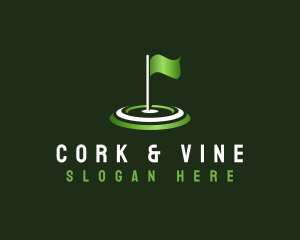 Flag Golf Sports logo design