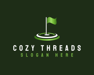 Flag Golf Sports logo design