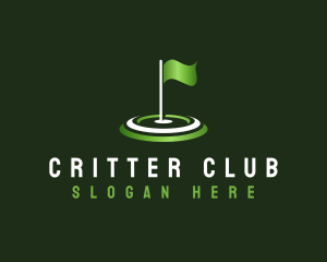 Flag Golf Sports logo design