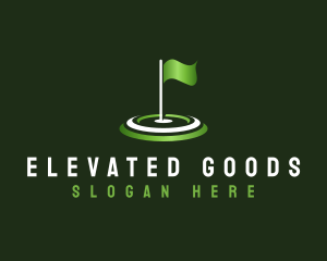 Flag Golf Sports logo design