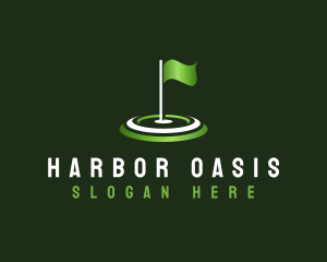 Flag Golf Sports logo design