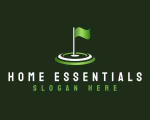 Flag Golf Sports logo design