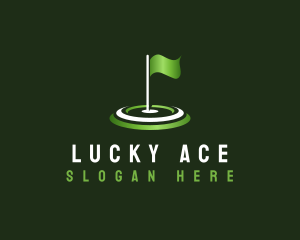 Flag Golf Sports logo design