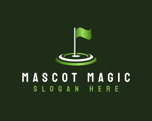 Flag Golf Sports logo design