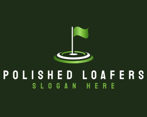 Flag Golf Sports logo design