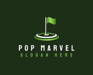 Flag Golf Sports logo design