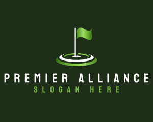 Flag Golf Sports logo design