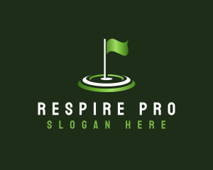 Flag Golf Sports logo design