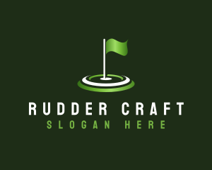 Flag Golf Sports logo design