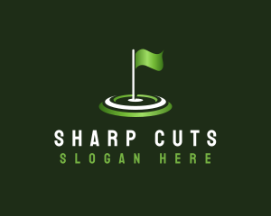 Flag Golf Sports logo design