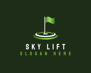 Flag Golf Sports logo design