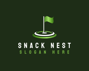 Flag Golf Sports logo design