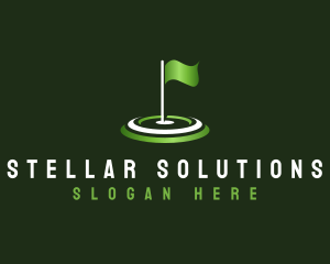 Flag Golf Sports logo design