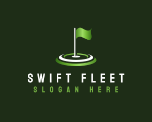 Flag Golf Sports logo design