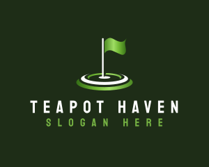 Flag Golf Sports logo design