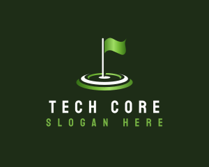 Flag Golf Sports logo design