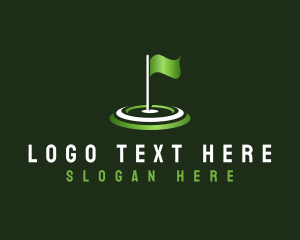 Sports - Flag Golf Sports logo design