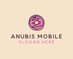 Handmade Sweet Donut Doughnut logo design