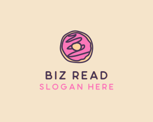 Handmade Sweet Donut Doughnut logo design