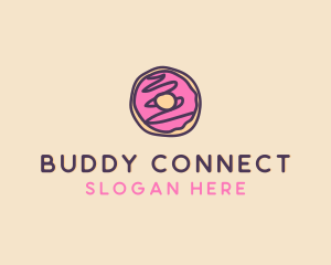 Handmade Sweet Donut Doughnut logo design