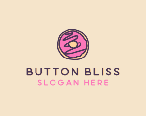 Handmade Sweet Donut Doughnut logo design