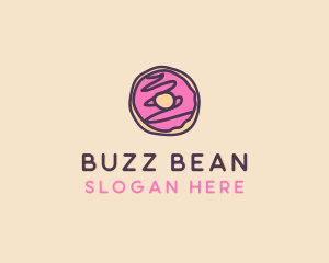 Handmade Sweet Donut Doughnut logo design