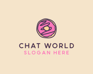 Handmade Sweet Donut Doughnut logo design