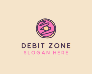 Handmade Sweet Donut Doughnut logo design