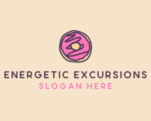 Handmade Sweet Donut Doughnut logo design