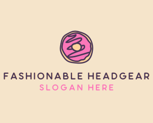 Handmade Sweet Donut Doughnut logo design