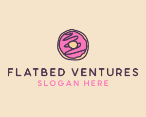 Handmade Sweet Donut Doughnut logo design