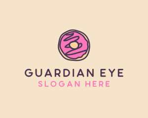 Handmade Sweet Donut Doughnut logo design