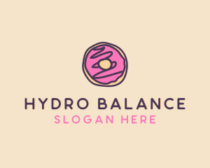 Handmade Sweet Donut Doughnut logo design